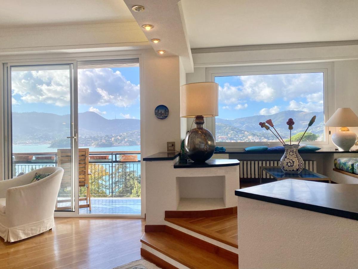 Welcome Riviera - Paradiso 12-Ultimo Restauro Nel 2025-Vista Mare Stupenda-Balcone Con Vista Meravigliosa Piu' Terrazza Solarium Sovrastante Di 70 Mq Esterna ラッパロ エクステリア 写真