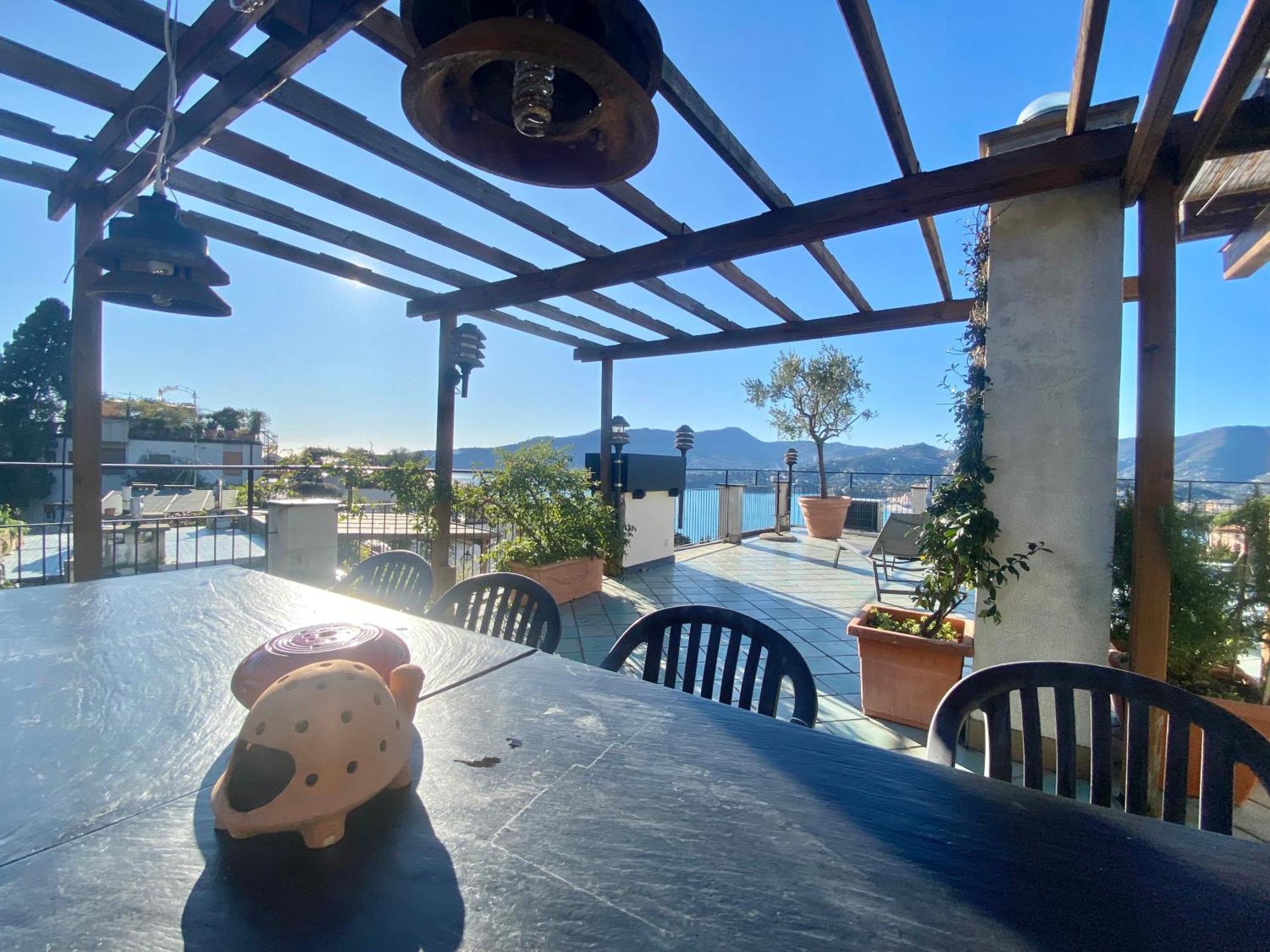 Welcome Riviera - Paradiso 12-Ultimo Restauro Nel 2025-Vista Mare Stupenda-Balcone Con Vista Meravigliosa Piu' Terrazza Solarium Sovrastante Di 70 Mq Esterna ラッパロ エクステリア 写真